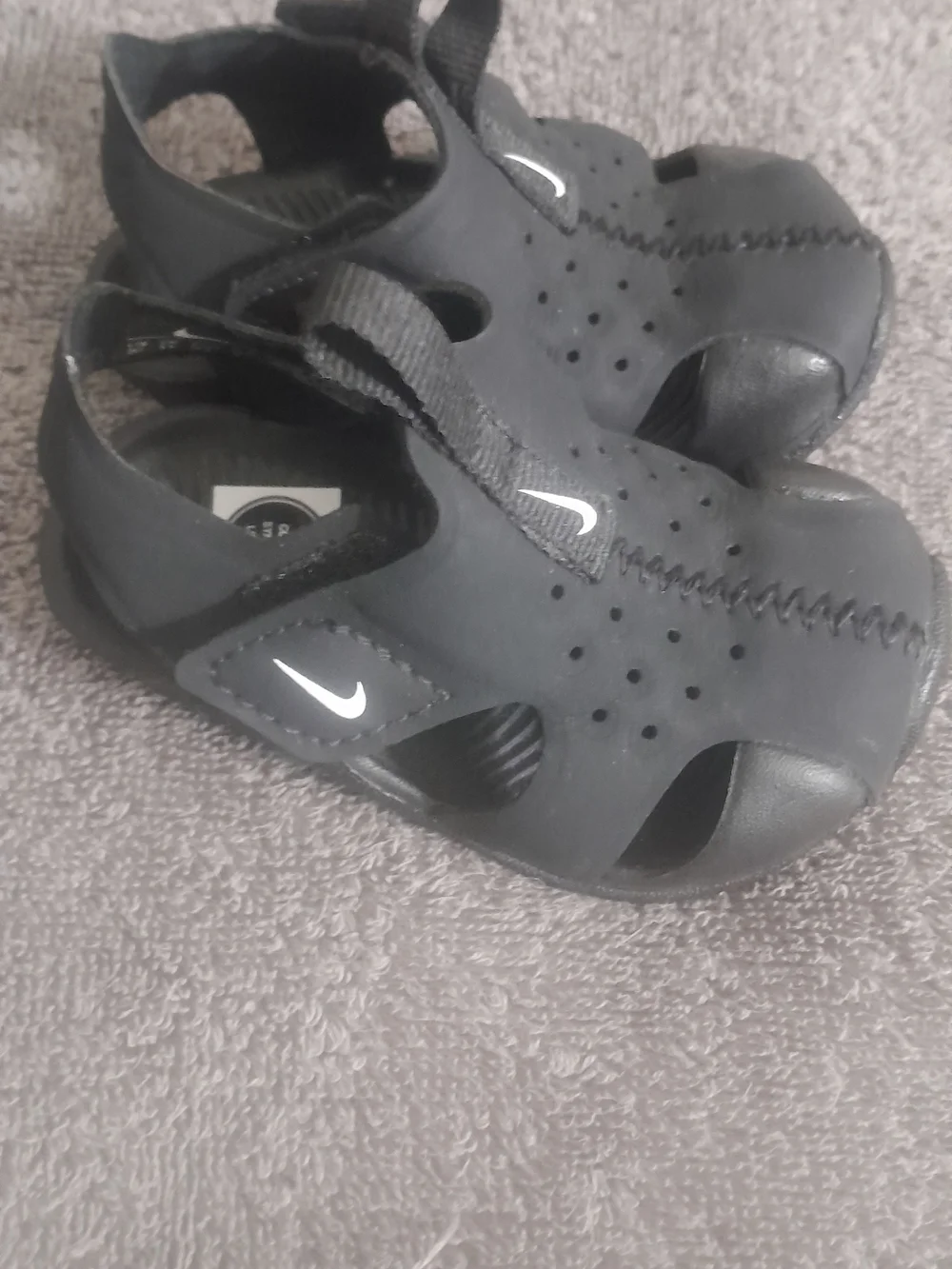 Nike Babys' Black Water-Ready Sandals